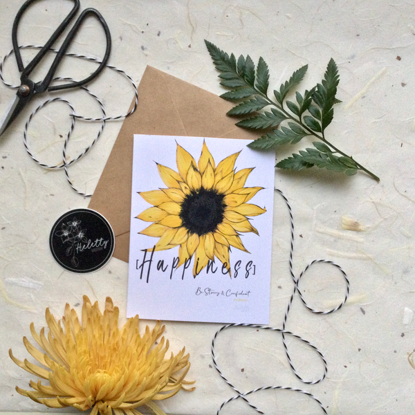 Sunflower Happiness card