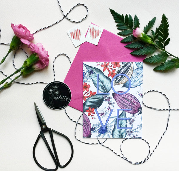 Botanical LOVE Card