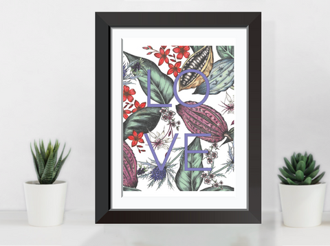 Botanical LOVE Print