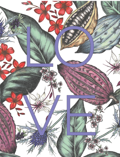 Botanical LOVE Card